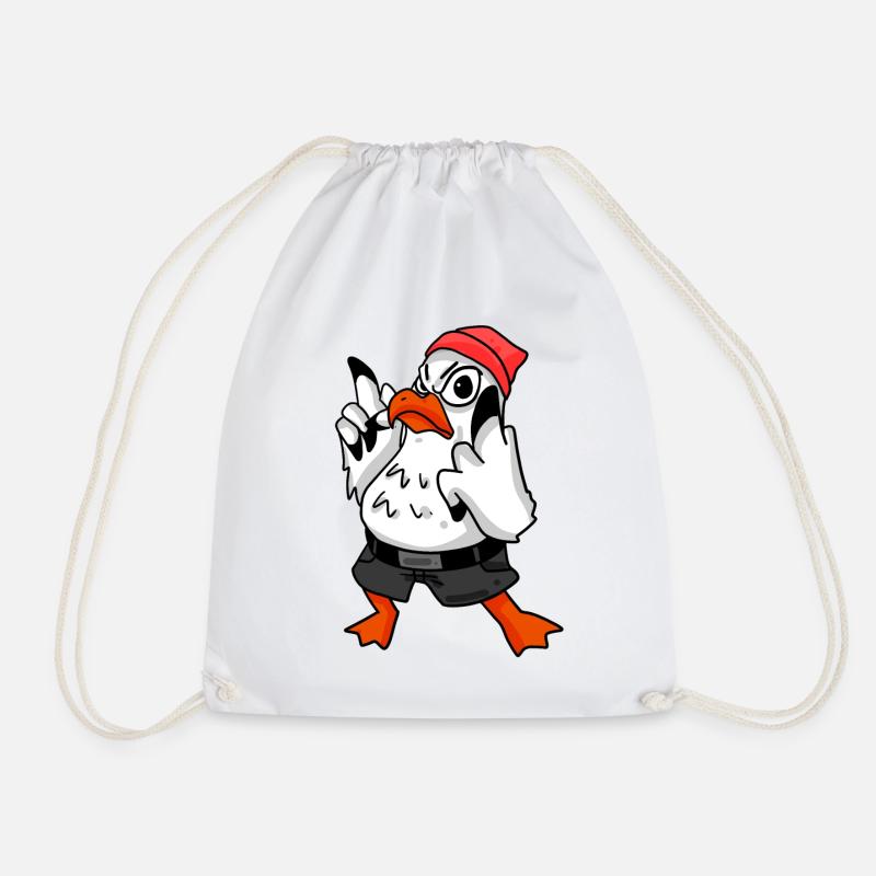 Möwe Cool - Turnbeutel - Weiß