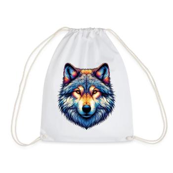 Loup - Sac de sport léger - blanc - Devant