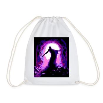 Nuit Funèbre - Sac de sport léger - blanc - Devant