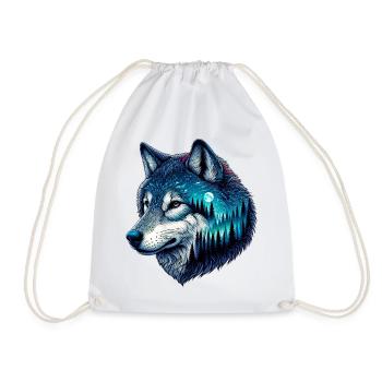 Loup - Sac de sport léger - blanc - Devant