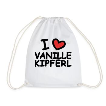 I Love Vanillekipferl - Turnbeutel - Weiß - Vorne