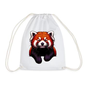 Petit panda - Sac de sport léger - blanc - Devant