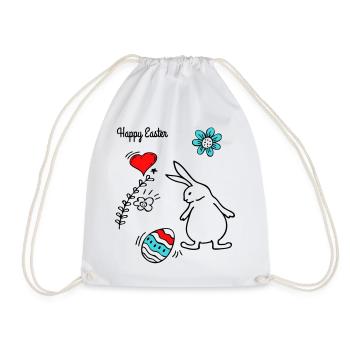 Joyeuses Pâques - Sac de sport léger - blanc - Devant