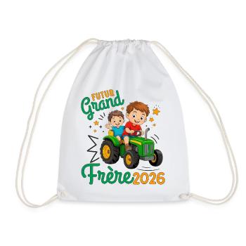 Future Big Brother 2026, Pregnancy Announcement - Drawstring Bag - white - Front
