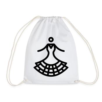 flamenco - Sac de sport léger - blanc - Devant