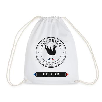 Cocorico Français Vintage Depuis 1789 France Basti - Sac de sport léger - blanc - Devant