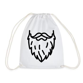 barbe - Sac de sport léger - blanc - Devant