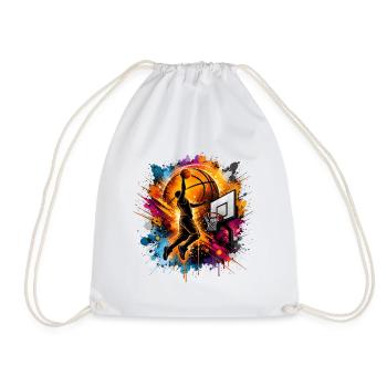 Basketball Basketball Trikot Basketball Farbe - Turnbeutel - Weiß - Vorne