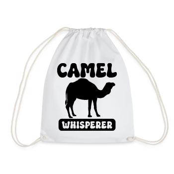 Kamel Flüsterer - Turnbeutel - Weiß - Vorne