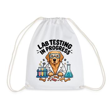 Labrador-Sweatshirt Dog Science Lover Retriever - Turnbeutel - Weiß - Vorne