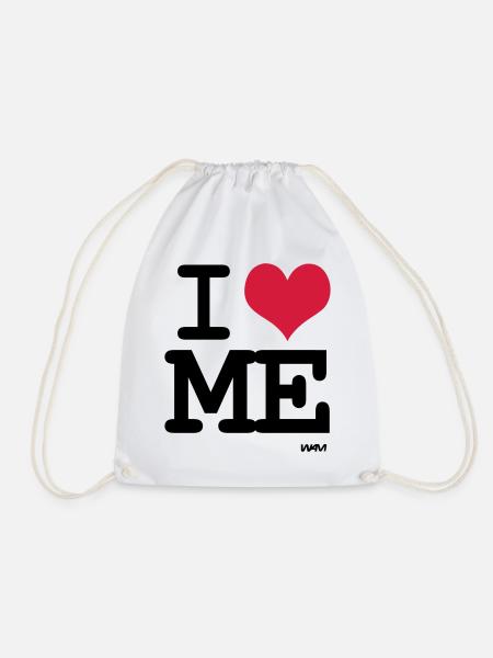 i love me by wam - Turnbeutel - Weiß