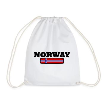 Norvège - Sac de sport léger - blanc - Devant