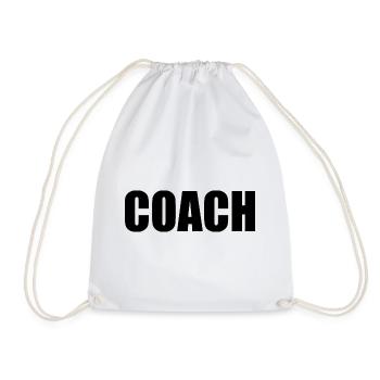 coach - Drawstring Bag - white - Front