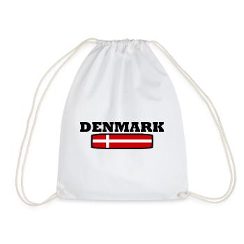 Denmark - Drawstring Bag - white - Front