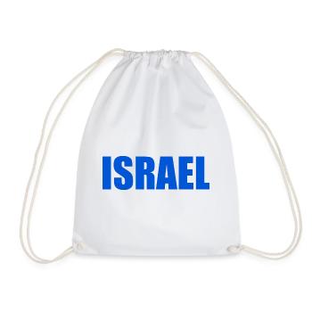 Israel - Drawstring Bag - white - Front