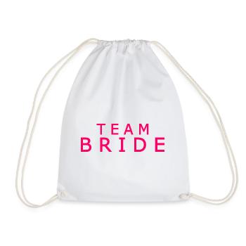 Team bride - Turnbeutel - Weiß - Vorne