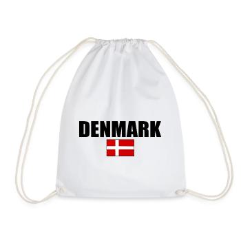 Denmark - Drawstring Bag - white - Front
