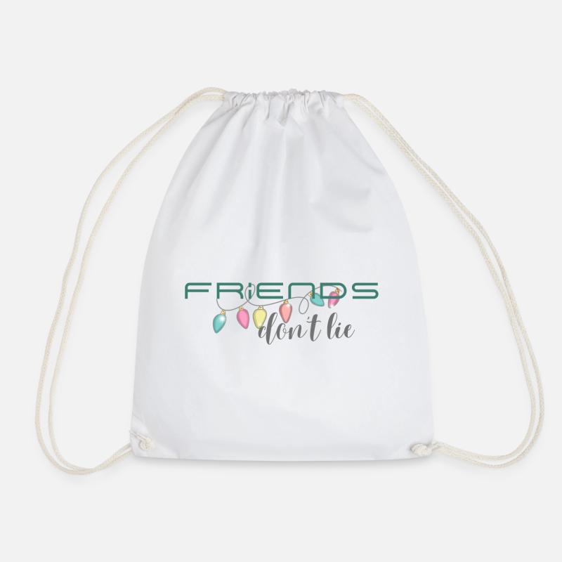Friends don't lie - Turnbeutel - Weiß