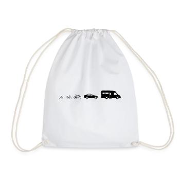 Camping - Sac de sport léger - blanc - Devant