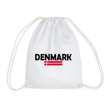 Denmark - Drawstring Bag - white - Front