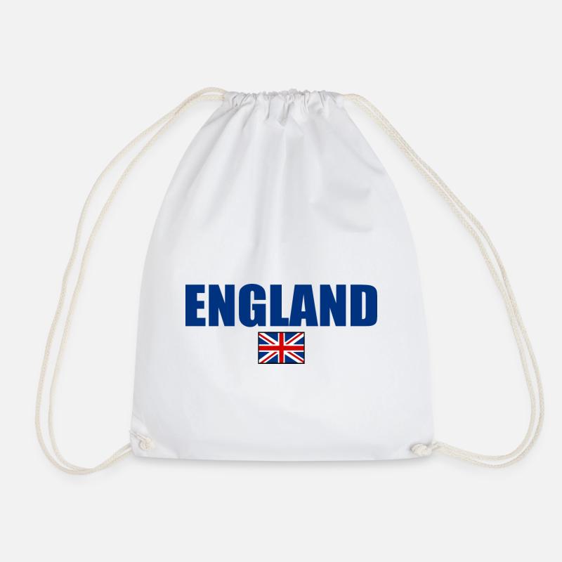 England - Drawstring Bag - white