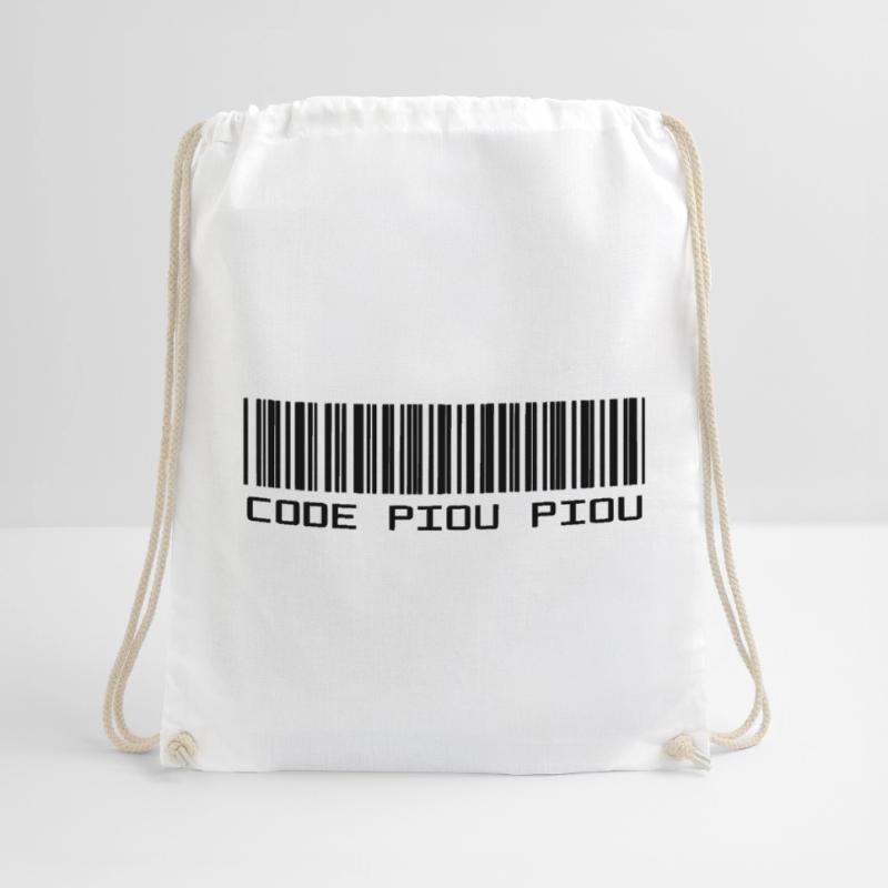 PIOU PIOU CODE Drawstring Bag
