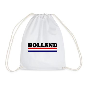 Holland Flagge - Turnbeutel - Weiß - Vorne