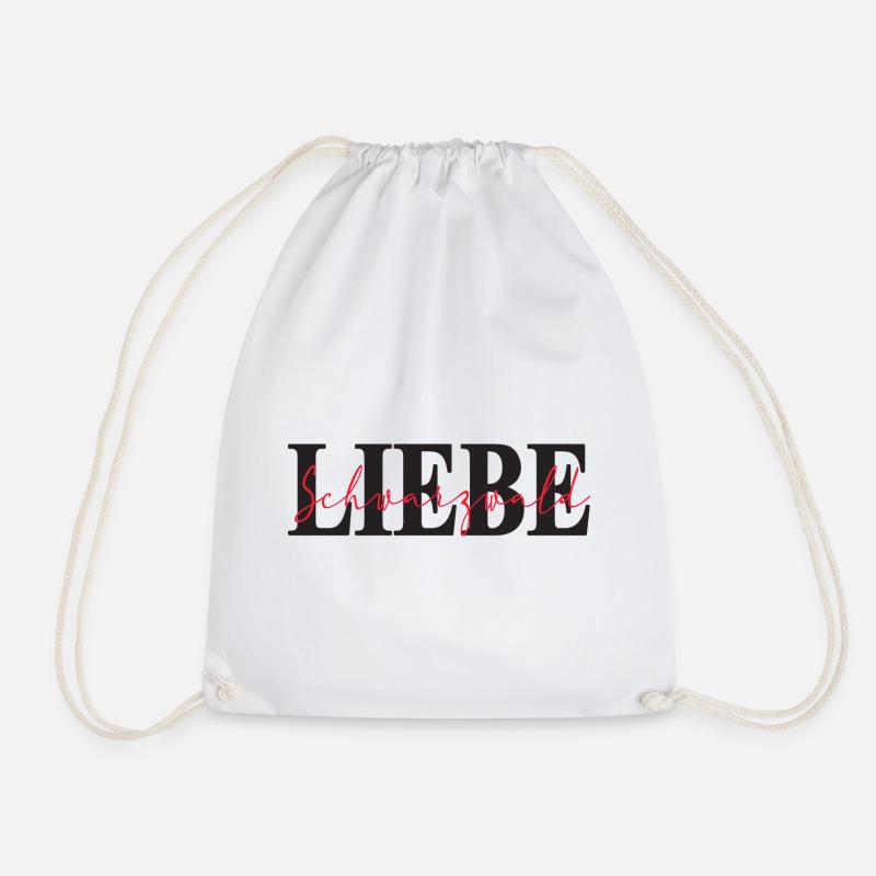 Schwarzwald Liebe - Turnbeutel - Weiß