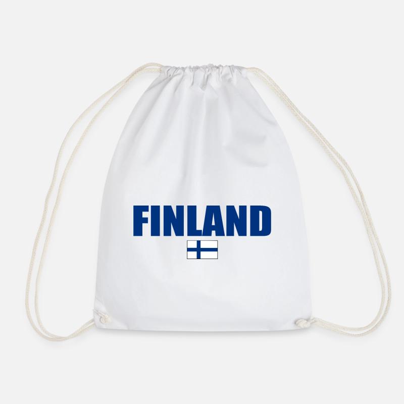 Finnland - Turnbeutel - Weiß