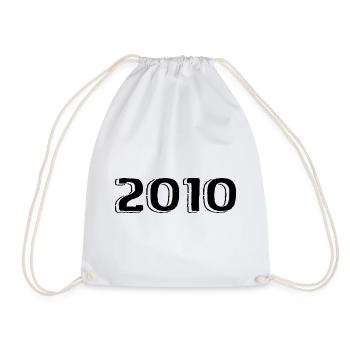 Millésime 2010 Naissance Anniversaire Rétro 2010 - Sac de sport léger - blanc - Devant