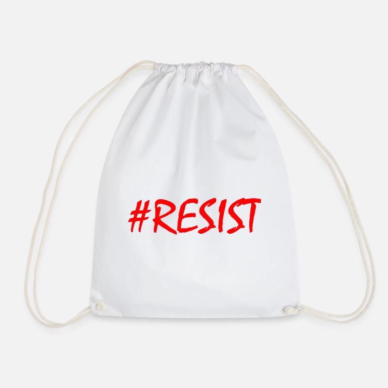 Resist - Turnbeutel - Weiß