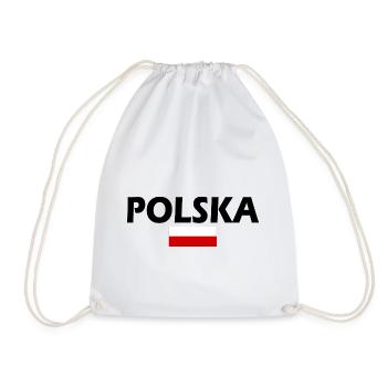 Polska - Sac de sport léger - blanc - Devant