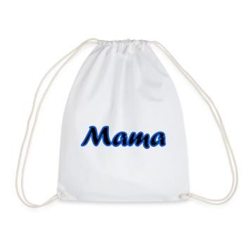 SCHÖNEN MUTTERTAG. MAMA. MUTTERTAG - Turnbeutel - Weiß - Vorne