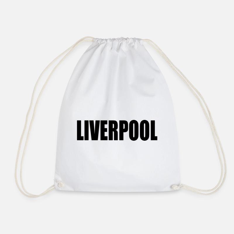 LIVERPOOL - Drawstring Bag - white