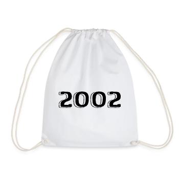 Vintage 2002 Né Anniversaire Rétro 2002 - Sac de sport léger - blanc - Devant