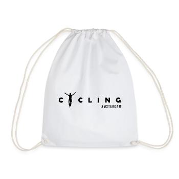 Cycling Amsterdam Europe - Turnbeutel - Weiß - Vorne