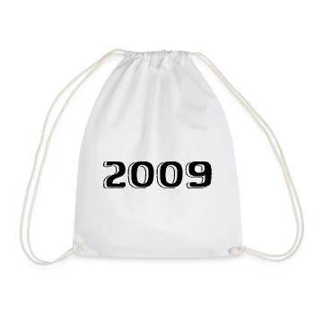 Millésime 2009 Naissance Anniversaire Rétro 2009 - Sac de sport léger - blanc - Devant