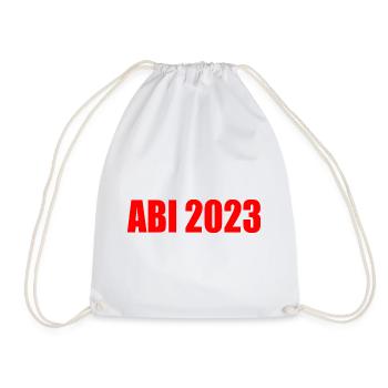 Abi 2023 - Turnbeutel - Weiß - Vorne