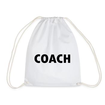 Coach - Drawstring Bag - white - Front