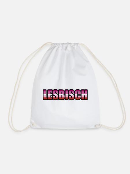 Lesbisch - Turnbeutel - Weiß