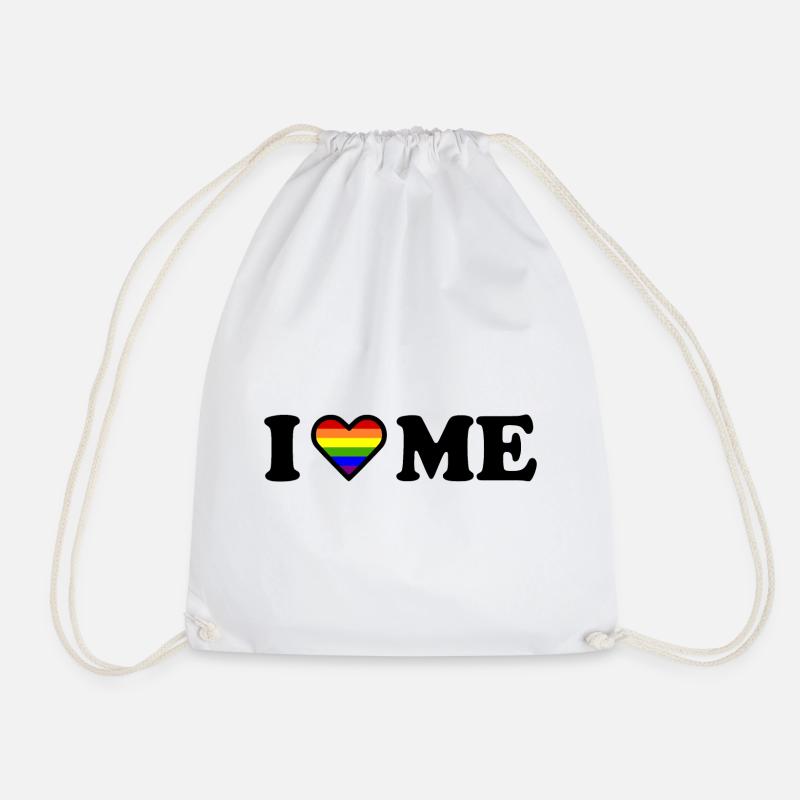 I love me - Turnbeutel - Weiß