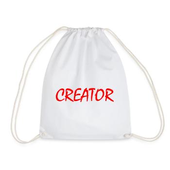 Creator - Drawstring Bag - white - Front