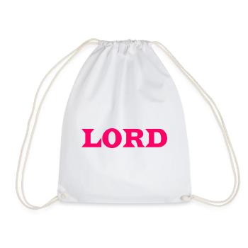 Motif Lord à personnaliser - Sac de sport léger - blanc - Devant