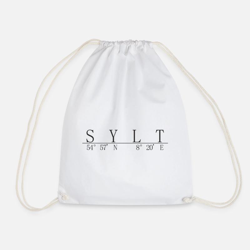 SYLT coordinates - Drawstring Bag - white