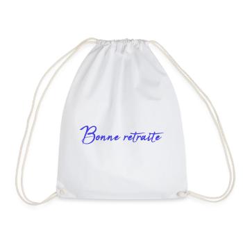 RETRAITE. RETRAITE. RETRAITEE. SENIOR. MAMIE. PAPY - Sac de sport léger - blanc - Devant