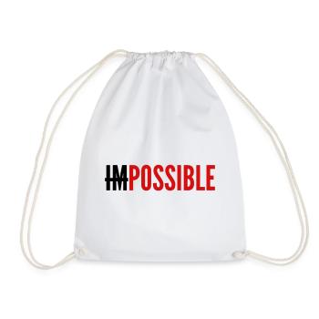 IMPOSSIBLE - POSSIBLE - Sac de sport léger - blanc - Devant