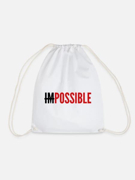 IMPOSSIBLE - POSSIBLE - Sac de sport léger - blanc