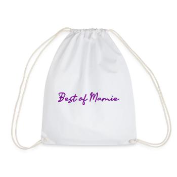 MAMIE. FÊTE DES MÈRES. BONNE FÊTE MAMIE. JE T'AIME - Sac de sport léger - blanc - Devant