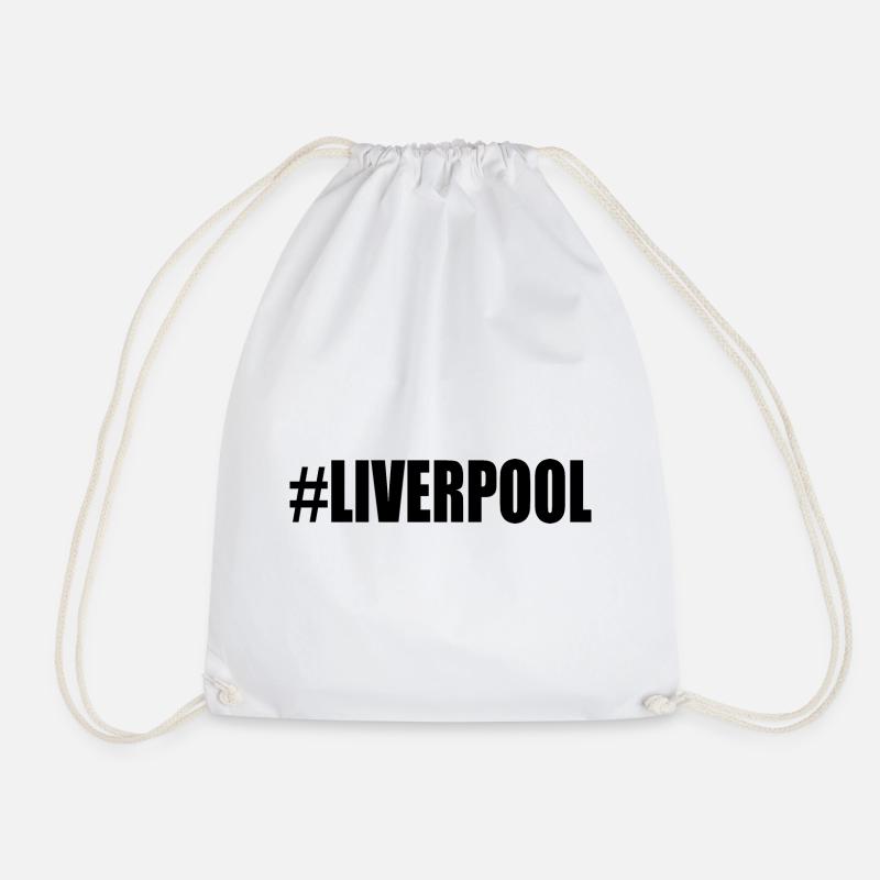 LIVERPOOL - Drawstring Bag - white