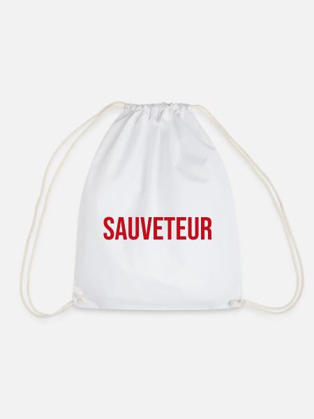 Sauveteur sauvetage BNSSA sauveteur en mer - Sac de sport léger - blanc